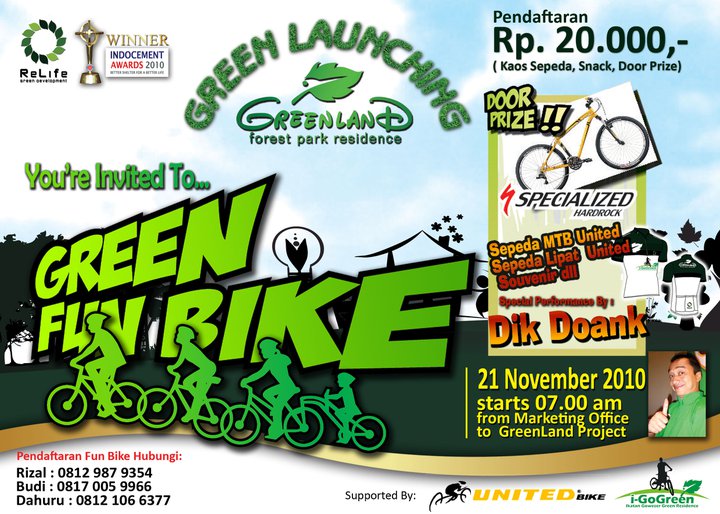 Event: Green Fun Bike 21 November 2010 – Teman Seperjalanan
